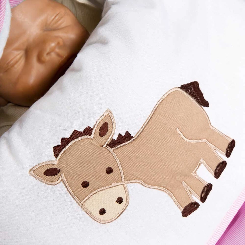 Schlafsack Kuschelsack Fußsack Prestij Rosa Babyschlafsack Esel Erstlingssack - Bild 3 von 3