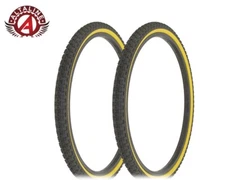 ALTALINE Bicycle 24" x 1.75" BLACK/GUM COMP III (2) TIRES BMX TIRE BIKE