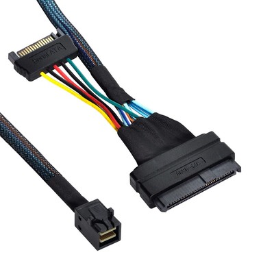 U.2 U2 SFF-8639 NVME PCIe SSD Cable for Mainboard Intel SSD 750 p3600 p3700 M...