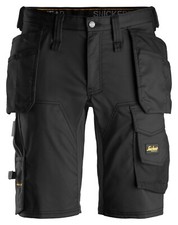 Image of SNICKERS WORK SHORTS ALLROUNDWORK 6141 STRETCH HOLSTER POCKET SHORTS