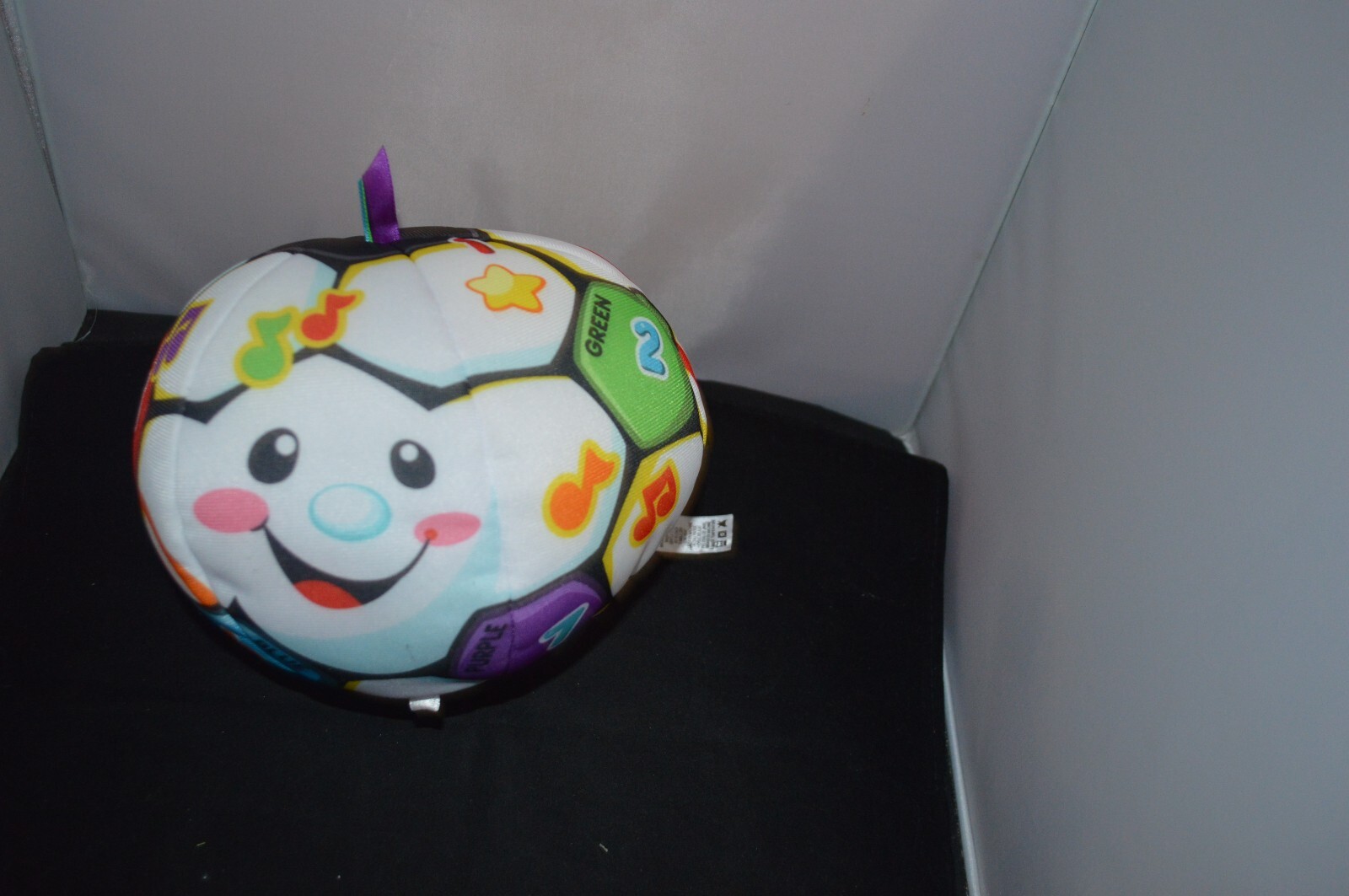 2013 FisherPrice Laugh & Learn Singing Soccer Ball 8" Baby Plush Toy