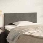 NNEVL Headboard Dark Grey 100x5x78/88 cm Velvet