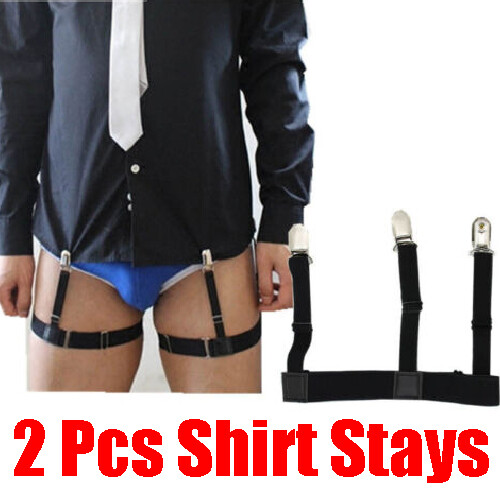 Paquete De 2 Soportes Para Camisa Para Hombre Tirantes Cinturón Banda ”