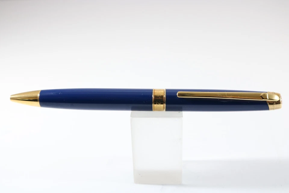 Vintage Caran d'Ache Leman Sapphire Blue Ballpoint Pen, GT (Cased & Refill) - Image 3 of 4