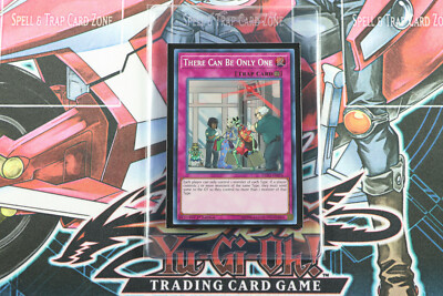 YuGiOh Trap Card There Can Be Only One EXFO-EN076 1st Super Rare PACK FRESH