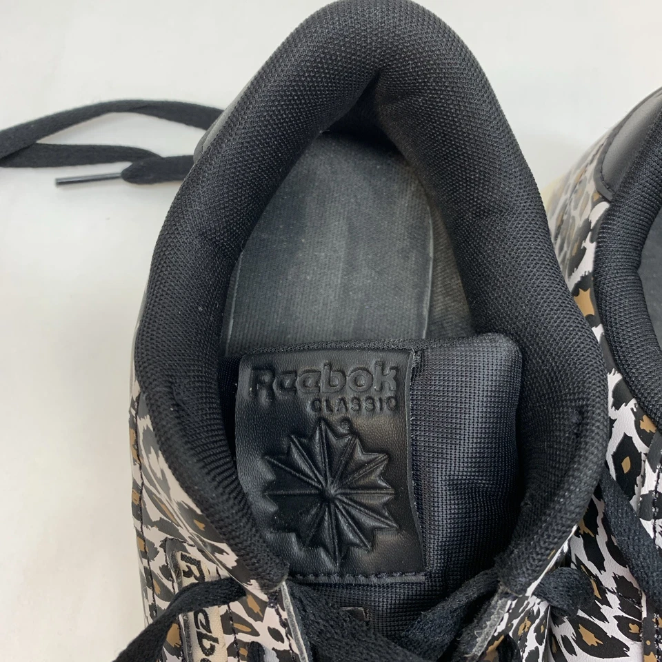 Zapatillas deportivas Reebok clásicas princesas con estampado de leopardo para mujer talla 8,5 Foto 3 de 4