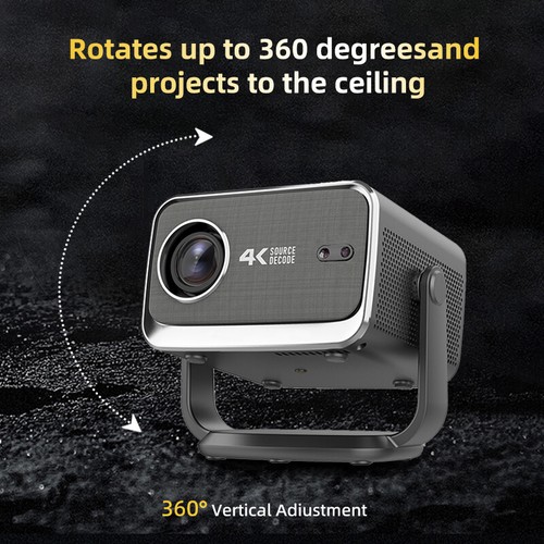 Smart LED 4K Projector Android 13.0 Home Theater 350ANSI Lumens Auto Focus 1080P - Picture 2 of 11