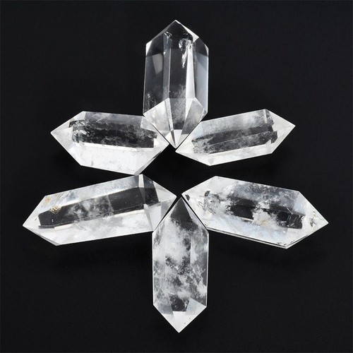50-60mm Rare Natural Clear Quartz Crystal Point Stone Obelisk Column Wand Reiki - Picture 2 of 16