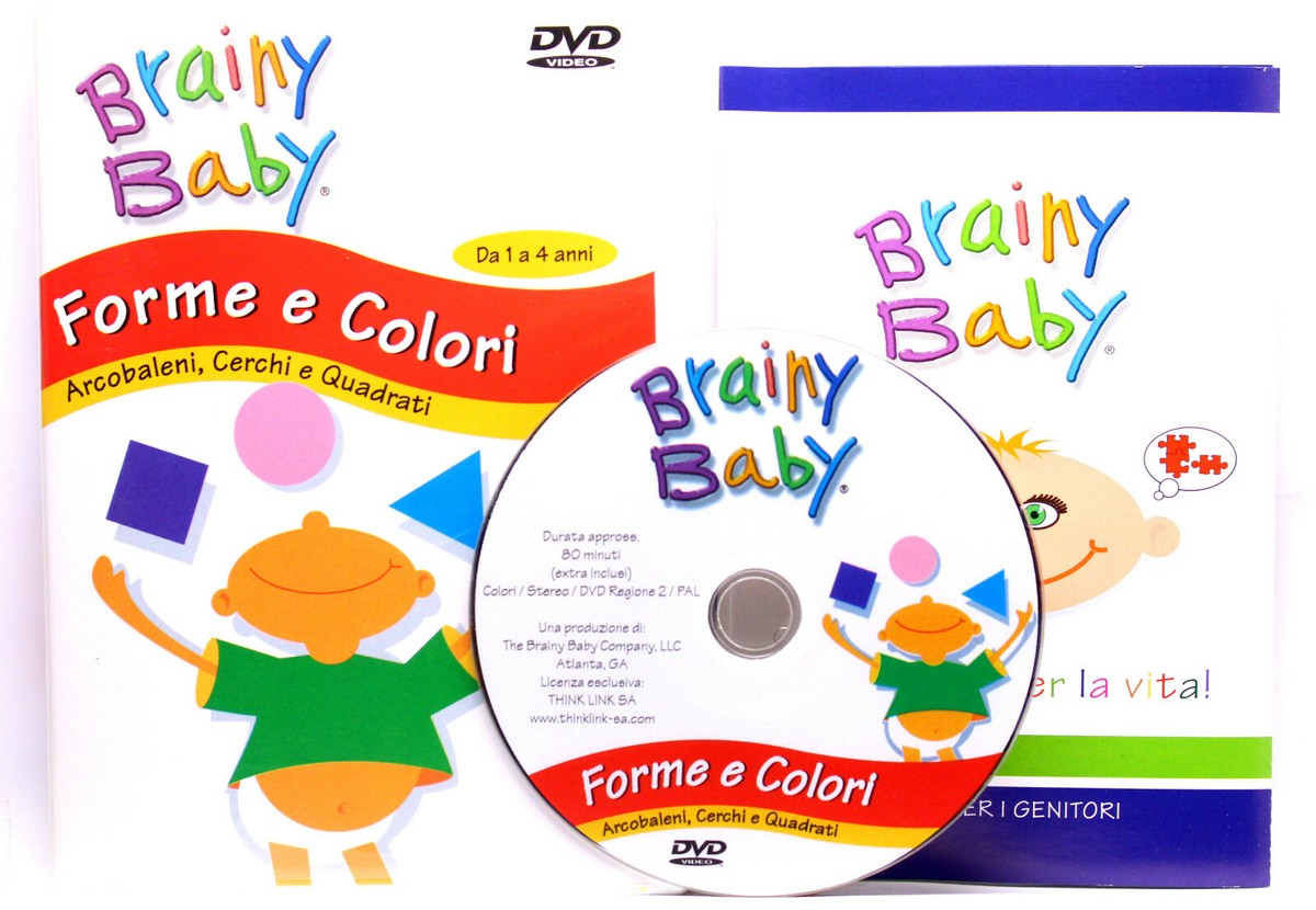 BRAINY BABY FORME E COLORI EDUCATIVO DVD EDIZIONE ITALIANA