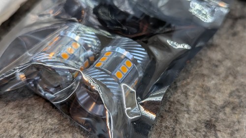 🔥New🔥 SEALIGHT 3157 LED Turn Signal Bulbs, 2700K Amber Yellow Bulb 2X - Picture 16 of 20