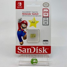 New SanDisk MicroSDXC Card for Nintendo Switch Micro SD Card SDSQXAO-256G-ATCZN