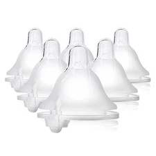 Evenflo Feeding Balance + Wide Neck Baby Bottle Nipple 6ct