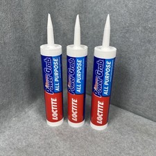Loctite Power Grab All Purpose Construction Adhesive - Lot of 3 NEW