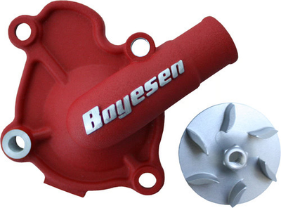 #ad Boyesen Hy Flo Water Pump Cover and Impeller Kit Red Motorcycle Dirt Bike $168.52