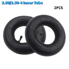 2pcs 2.80/2.50-4 Inner Tube Butyl Rubber Metal Valve Tire for trolley