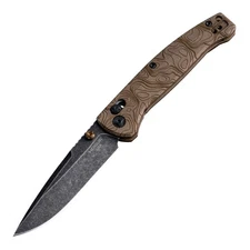 Hogue Knives Mysto Earth 3.4" Clip Point MagnaCut Browns Point Richlite 24453