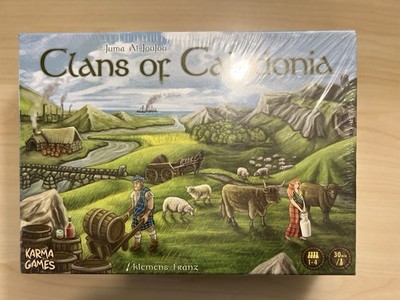 [GREAT CONDITION] Karma Boardgame Clans of Caledonia w/Folded Space Insert