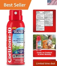 Cooling Anti-Itch Spray with Aloe - Fast Relief for Poison Ivy & Eczema | 2.7 oz