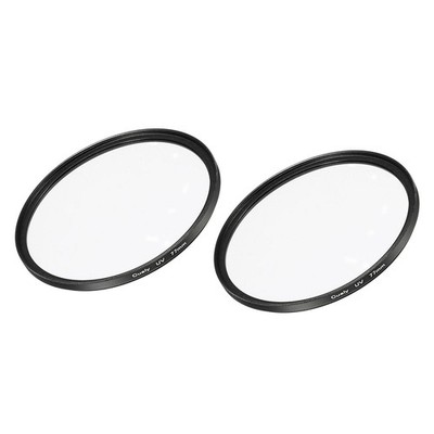 2Pcs 77mm UV Lens Filters, Slim Frame Multi-Coated Protective Lenses Filter