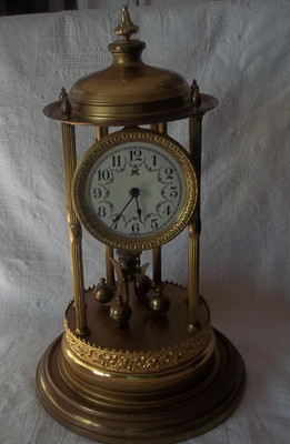 RARE 1930s GERMAN SOKOL MONTAG 6 PILLAR BANDSTAND ANNIVERSARY CLOCK 17 