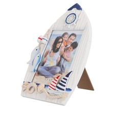Vertical Nautical Photo Frame Pictuer Frames Wooden Tabletop Picture