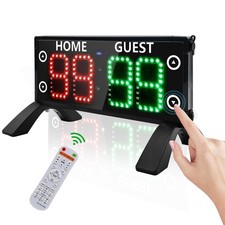 YZ High Bright Large Digital Scoreboard, Portable Outdoor Electronic black