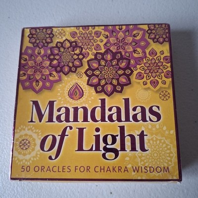 Mandalas des Lichts Orakel Karten 50 Orakel für Chakra Weisheit Sealed