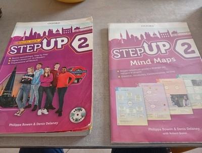 STEP UP 2 MIT EBOOK + MIND MAPS, OXFORD 2018 GUTER ZUSTAND.