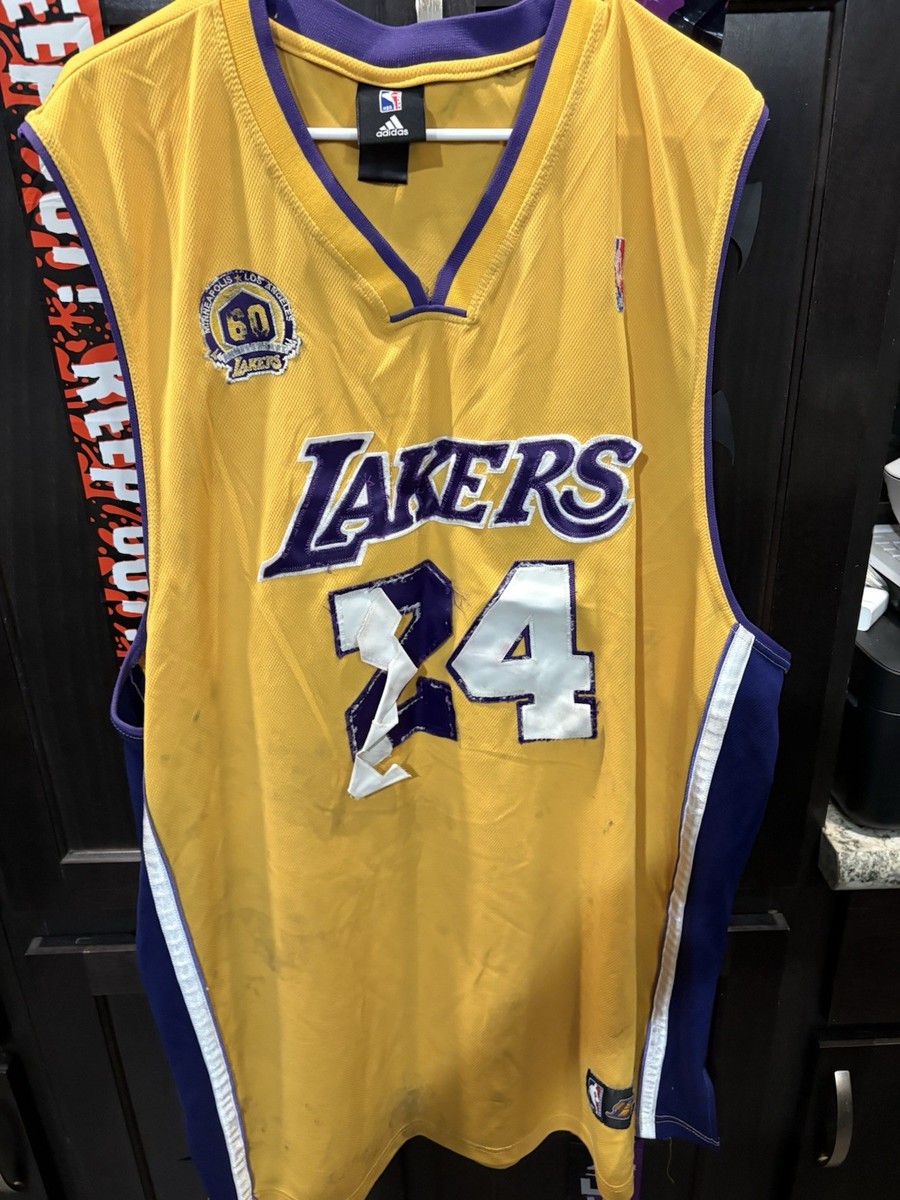 Adidas NBA Los Angeles Lakers 60th Anniversary Kobe Bryant #24