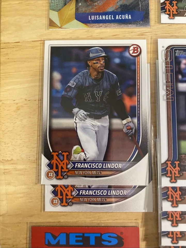 2024-2025 Topps+Bowman+Heritage New York Mets ¡Lote de 43 tarjetas! ¡Novatos/estrellas! 🔥⚾️🔥 Foto 3 de 4