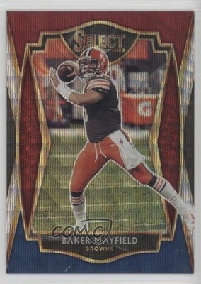 2020 Panini Select Premier Level Tri-Color Prizm /199 Baker Mayfield #123 0z0v