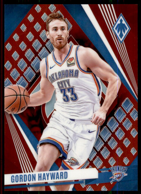 2023-24 Panini Phoenix Red Gordon Hayward 154/199 OKC Thunder