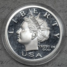 2005 1 oz .999 Silver Proof $10 Norfed Liberty Coin 1 Ounce Troy  #3ZZY