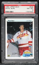 1990-91 Upper Deck Young Guns Pavel Bure #526 PSA 8 HOF 16c3