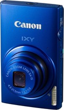 Canon IXY 420F Blue Digital Camera 10.0MP 5x Zoom Tested Japan Used