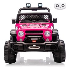 12V Ride on Truck  Car with Parent Remote Control Features 3 Speeds Up to 6MP...