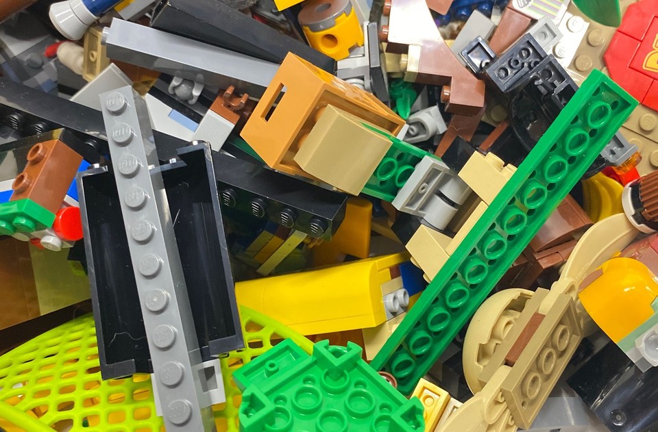 LEGO Bulk Bricks And Parts Lot Mixed Colors 8 Lbs Genuine Building lego-bulk-bricks-and-parts-lot-mixed-colors-8-lbs-genuine-building