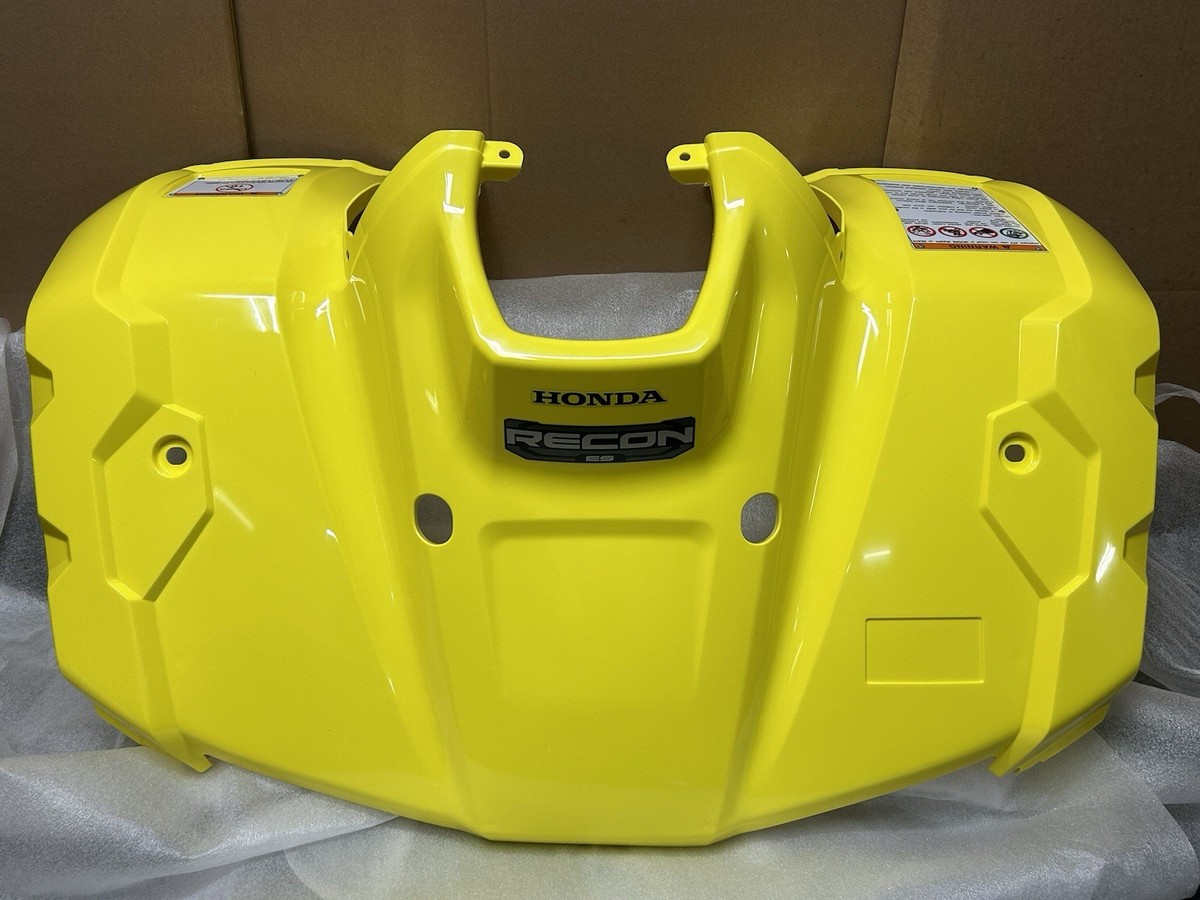 09-25 Honda Recon 250 FRONT FENDER TRX250 YELLOW PLASTIC TRX 250