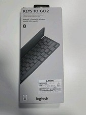 Logitech KEYS-to-GO 2 Portable Bluetooth Tablet Keyboard, Builtin Cover Graphite