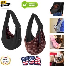 Reversible Hands Free Pet Carrier Sling Bag - Cat Sling Carrier, Dog Carrier ...