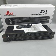 DBX 231 Dual-Channel 31-Band Graphic Equalizer Rack Mount