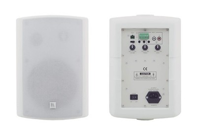 Kramer TAVOR-6-O(PAIR)/WHITE On-Wall Powered Speakers 6.5in 2x50W