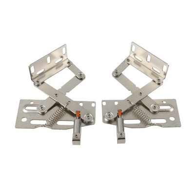 1 Pair 45 Degree Tip Out Tray Hinges Soft Close Damper Sink Front Drawer