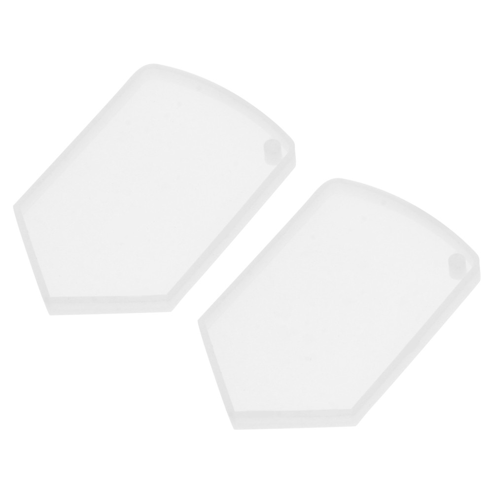 2-Piece Silicone Shield Pendant DIY Mold for H Tags