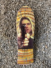 Kurt Cobain Rare Skateboard Nirvana Band Deck Screened Chicken Scratch 1/1 NOS