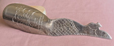 Silver Coloured Metal Shoe Horn, Great decoration. 7" Long