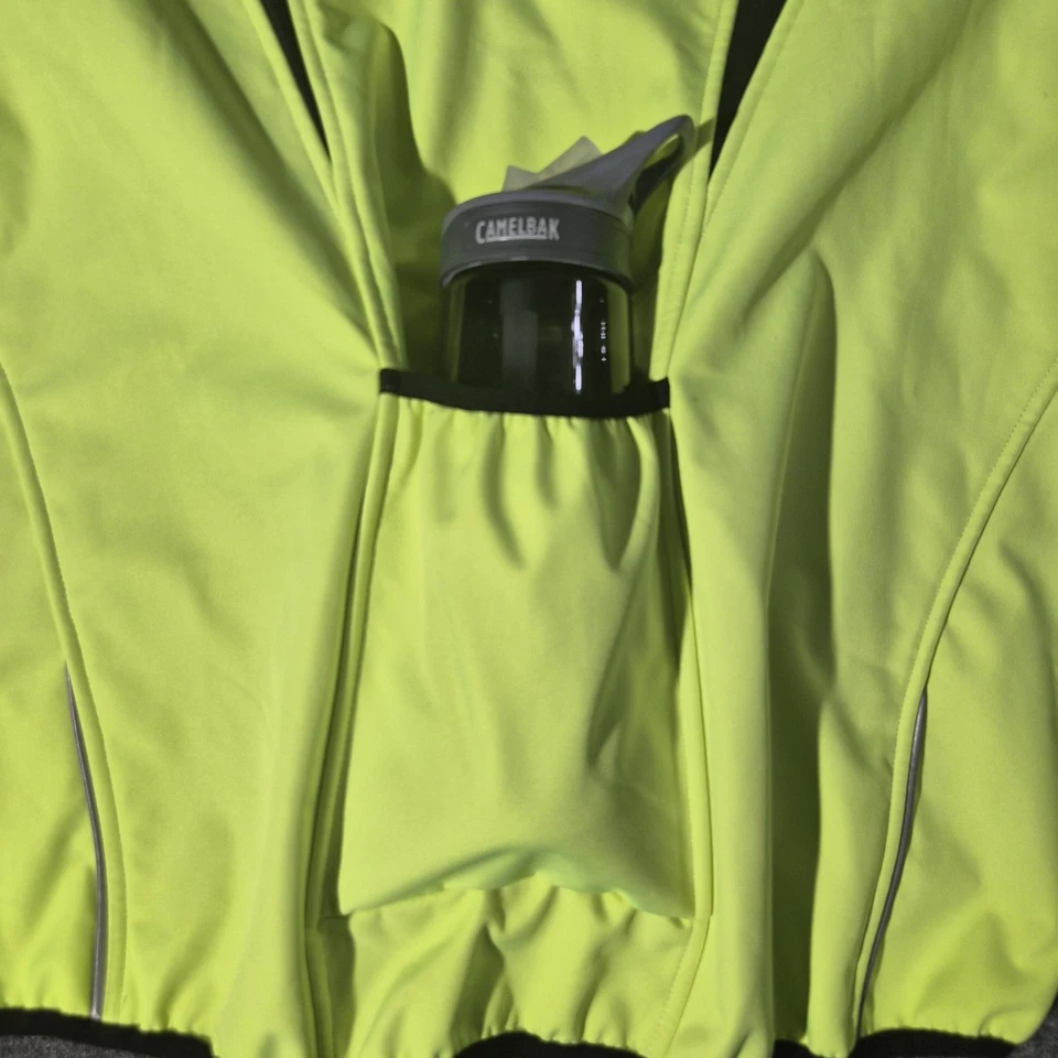 ARSUXEO Winter Warm UP Thermal Softshell Cycling Jacket Windproof Waterproof 2XL - Image 3 of 4