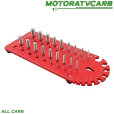 ALL-CARB Thread Gage 18 Hole 3/32 to 1/2 inch, Nut and Bolt Thread Checker Set
