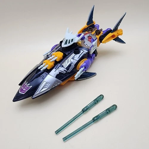 TRANSFORMERS Energon (Vintage 2004) SHARKTICON 5" Combat Deluxe [100% COMPLETE]