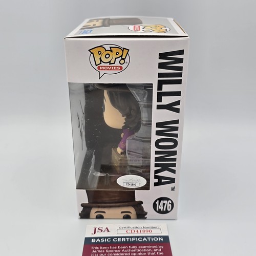 TIMOTHEE CHALAMET SIGNED WILLY WONKA 1476 FUNKO POP JSA MOVIE STAR - Picture 2 of 6